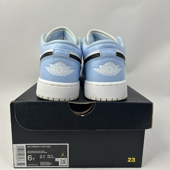 Nike Shoes Air Jordan 1 Low GS “Ice Blue” 2024 - Picture 4 of 5